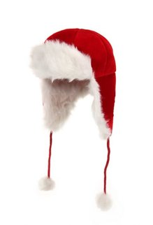 elope elope Santa Aviator Plush Hat