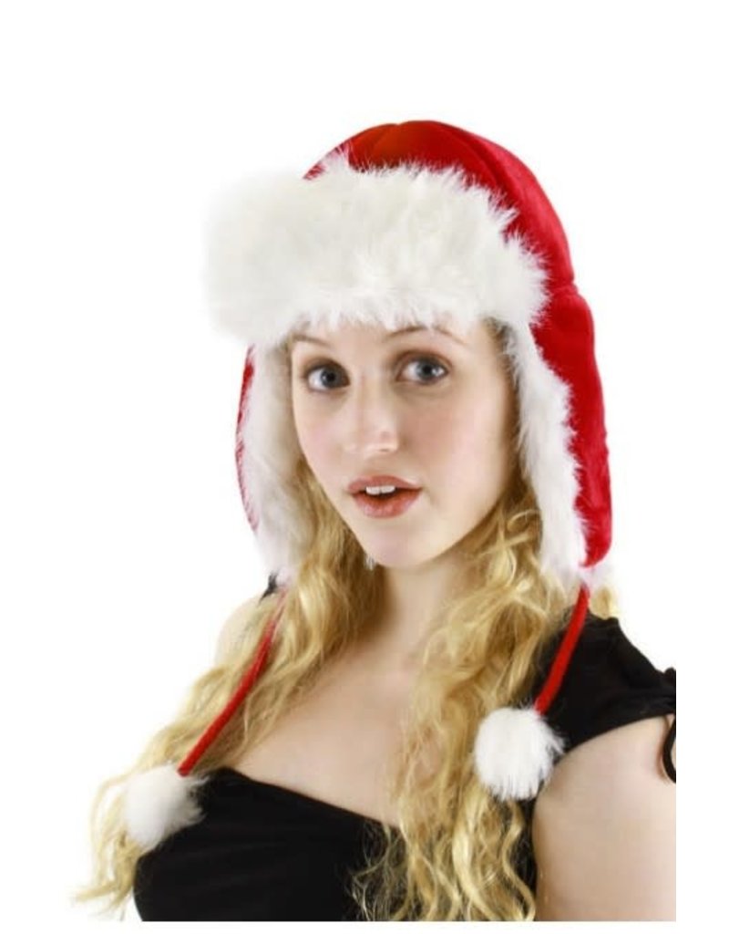 elope elope Santa Aviator Plush Hat