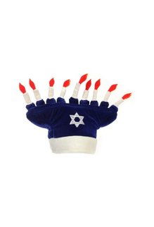 elope elope Happy Chanukah Plush Hat