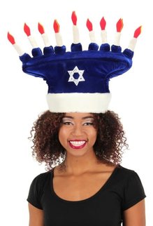 elope elope Happy Chanukah Plush Hat
