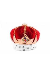 elope elope King Plush Hat: Red