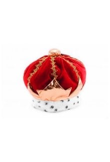 elope elope King Plush Hat: Red