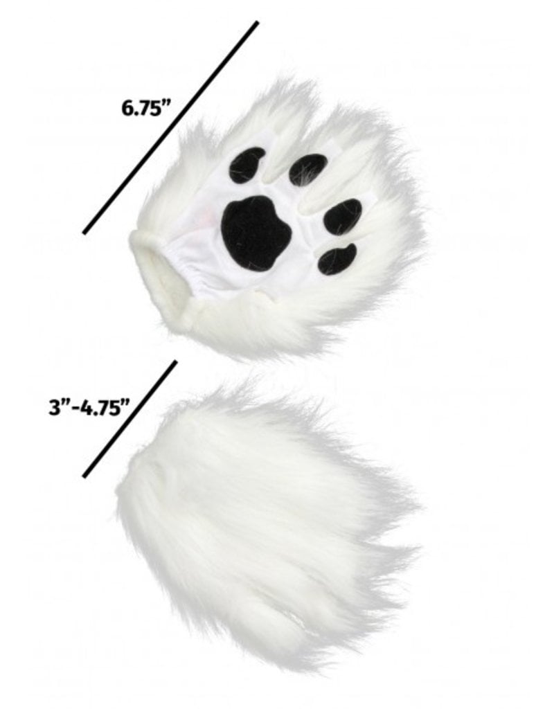 elope elope Fingerless Paws: White