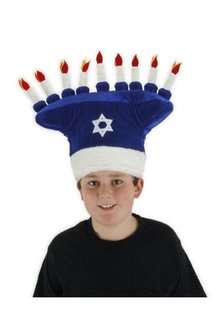 elope elope Happy Chanukah Plush Hat