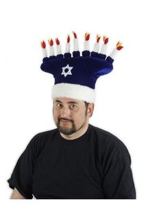 elope elope Happy Chanukah Plush Hat