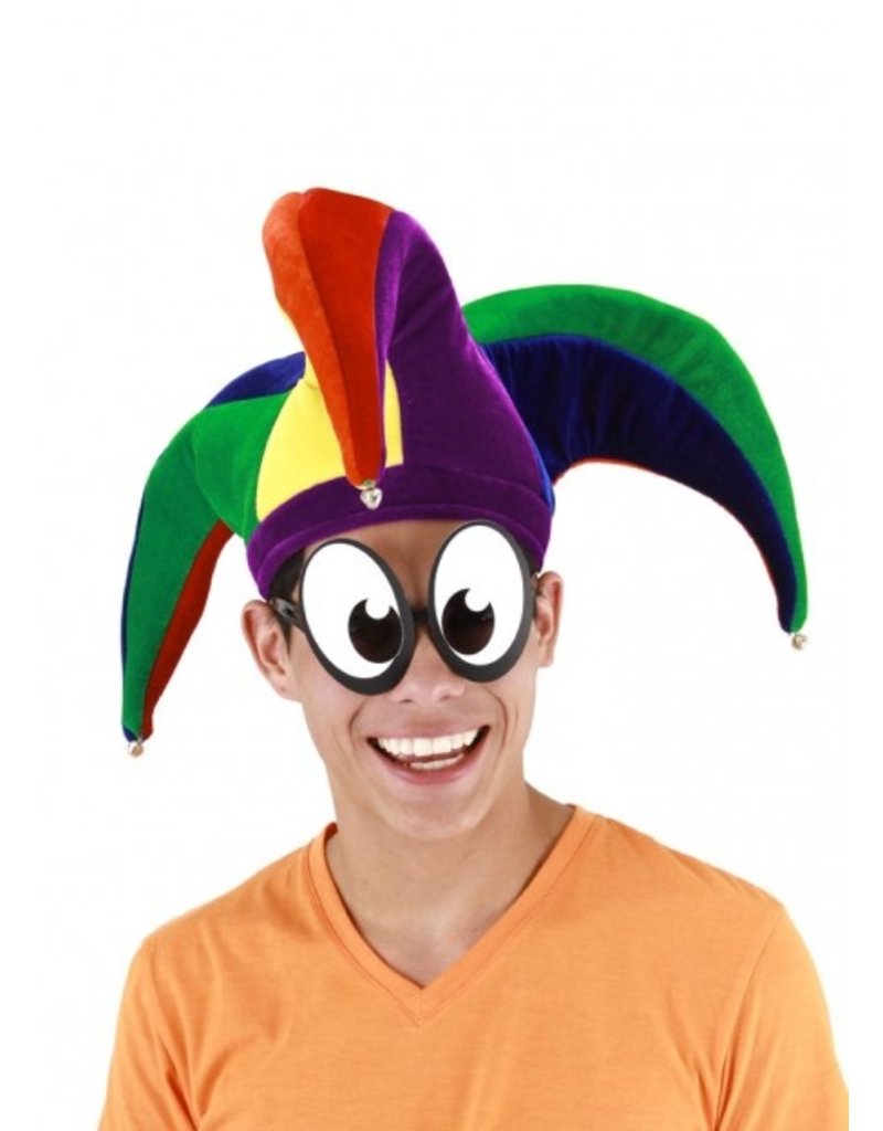 elope elope Court Jester Plush Hat Multicolor