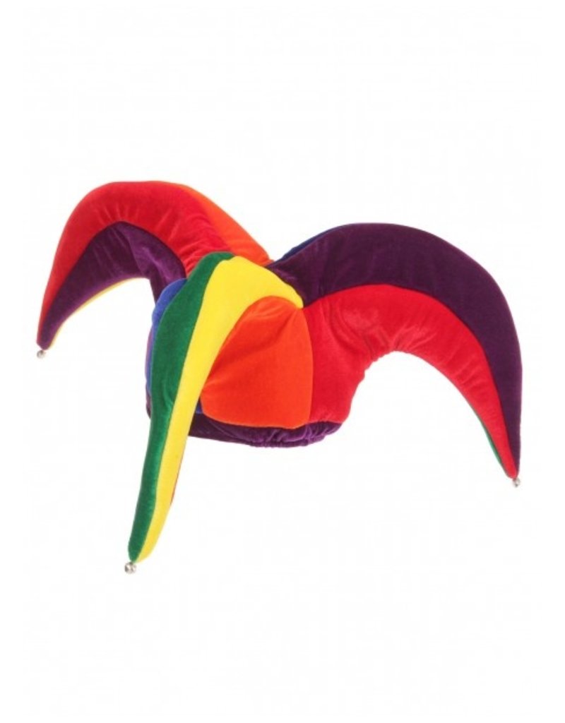 elope elope Court Jester Plush Hat Multicolor