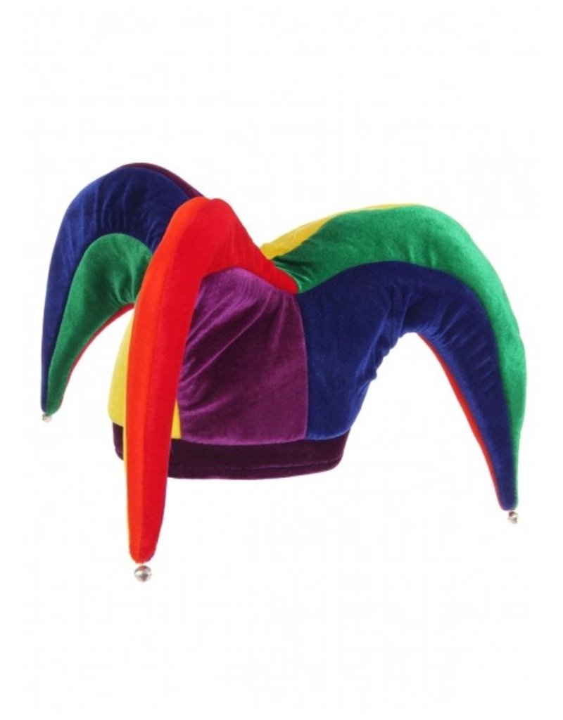 elope elope Court Jester Plush Hat Multicolor