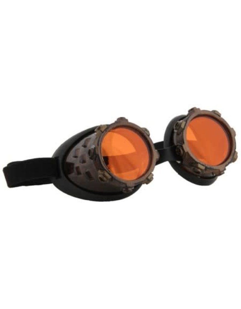 elope elope Steamworks CyberSteam Goggles: Gold/Orange