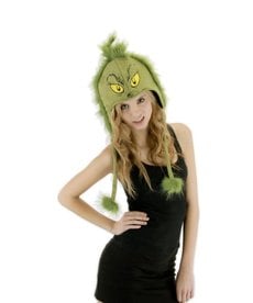 elope Dr. Seuss The Grinch Plush Hoodie Hat