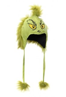 elope Dr. Seuss The Grinch Plush Hoodie Hat