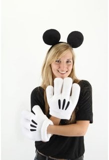 elope Disney Mickey Mouse Ears Headband & Gloves Kit