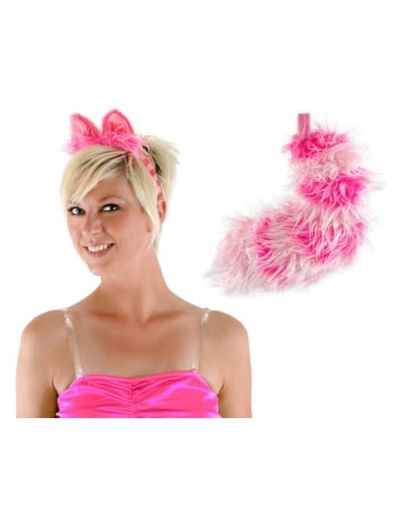 elope Disney Alice in Wonderland Classic Cheshire Cat Ears Headband & Tail Kit