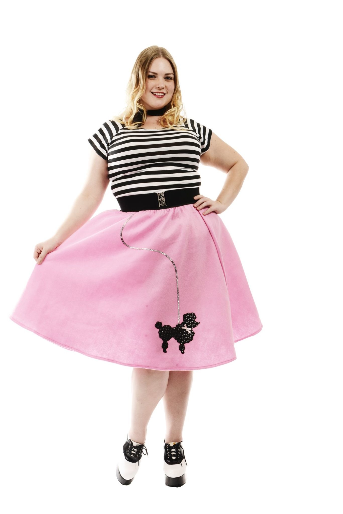 Women s Plus Size Poodle Skirt  Costume Johnnie Brocks 