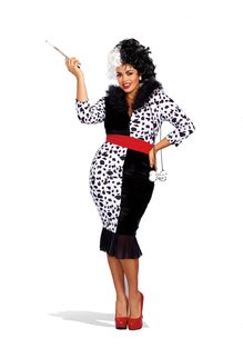 Dream Girl Women's Plus Size Dalmatian Diva Costume