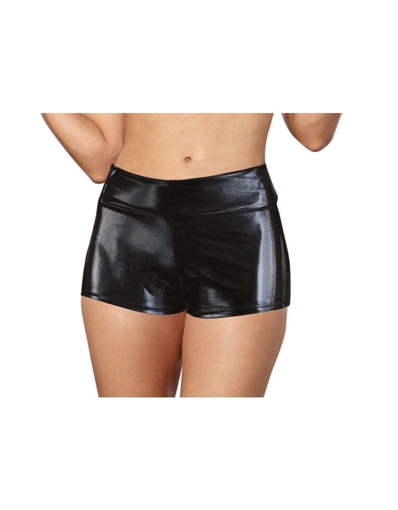 Dream Girl Adult Liquid Roxie Shorts: Black