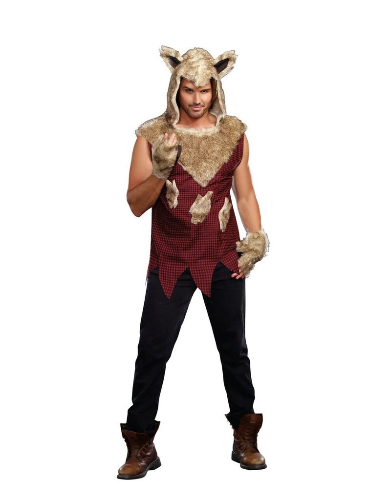Dream Girl Adult Men's Big Bad Wolf Costume