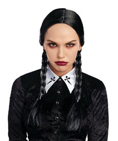 Dream Girl Adult Double Braid Black Wig