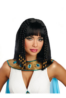 Dream Girl Egyptian Queen Wig: Black