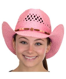 TOYO Ladies Western Hat: Pink