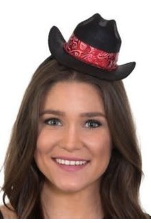 Mini Cowboy Hat Headband