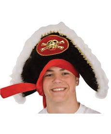 Pirate Hat w/ Skull & Crossbones