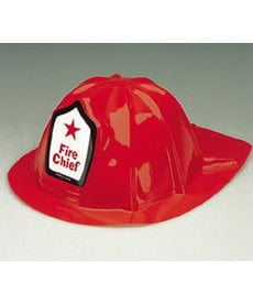 Economy Red Fire Chief Hat: Child