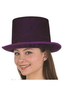 6" Velvet Top Hat