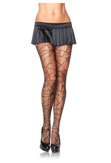 Leg Avenue Distressed Net Pantyhose