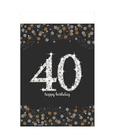 Rectangle Table Cover: Sparkling Celebration - 40th