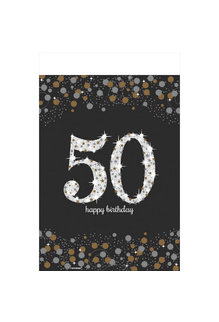 Rectangle Table Cover: Sparkling Celebration - 50th