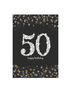 Rectangle Table Cover: Sparkling Celebration - 50th
