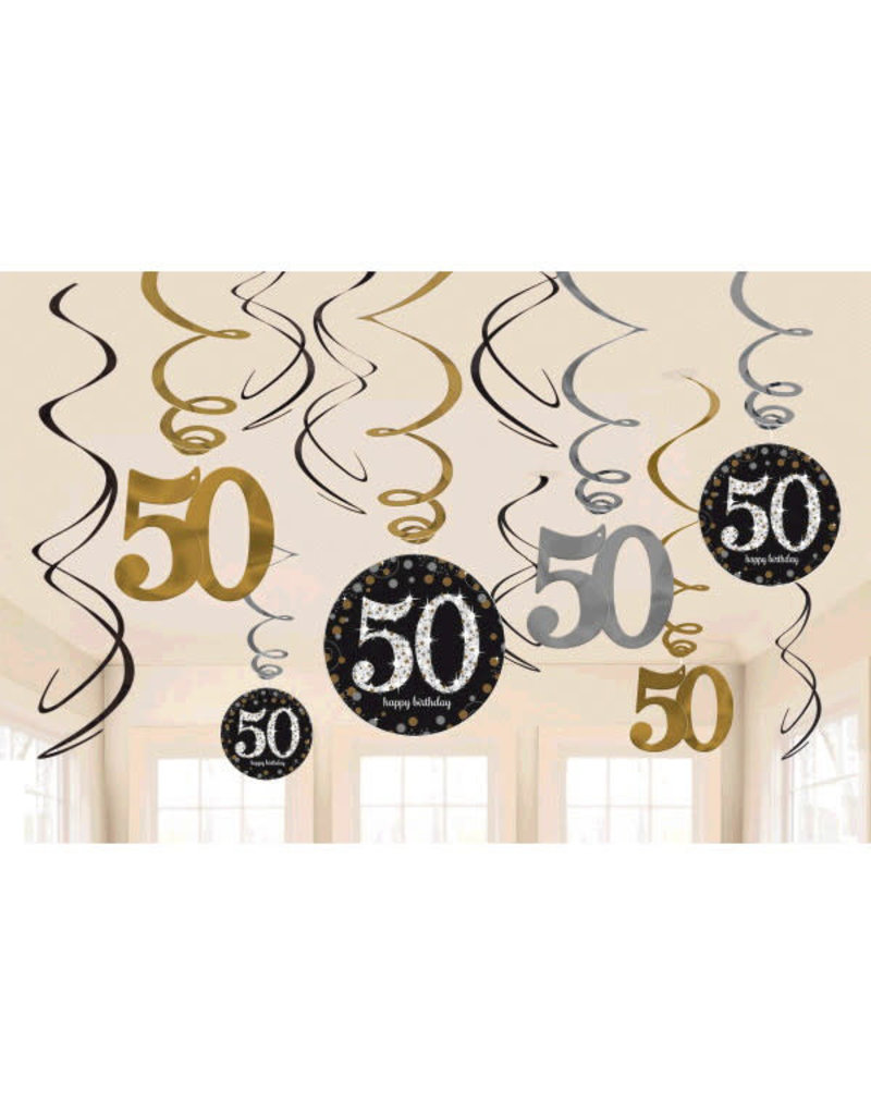 Swirl Decorations - 50th