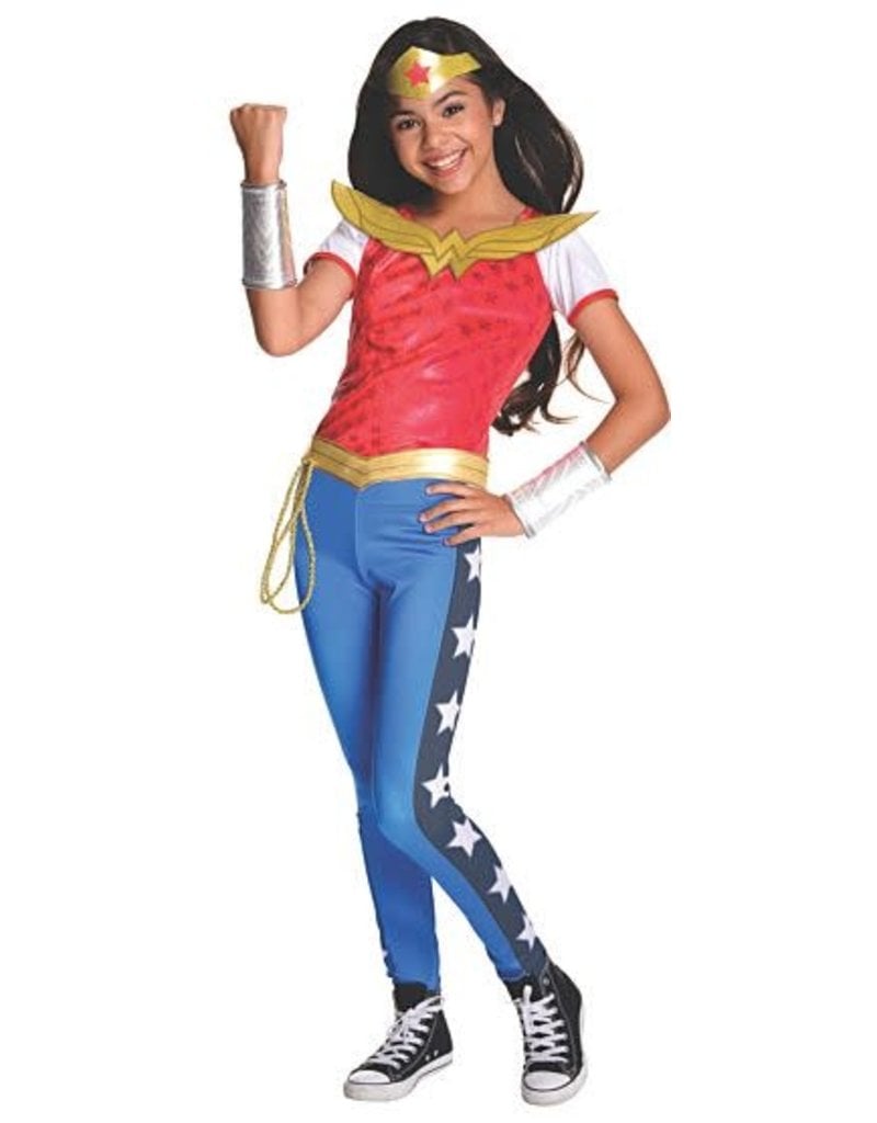 Rubies Costumes Girl's Deluxe Wonder Woman Costume (DC Super Hero Girls)
