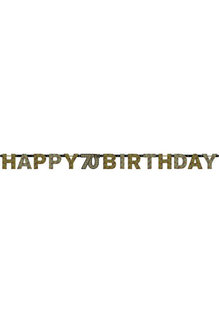Letter Banner - 70th Sparkling Celebration