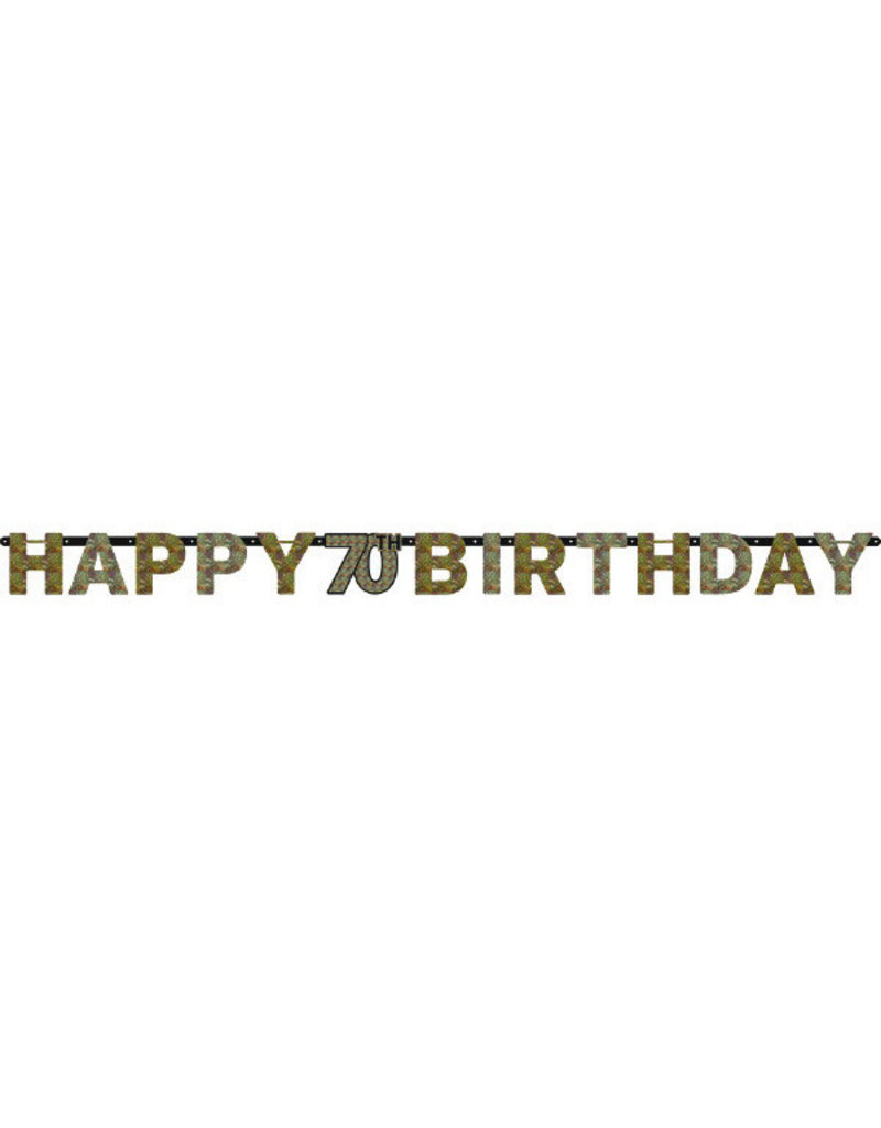 Letter Banner - 70th Sparkling Celebration