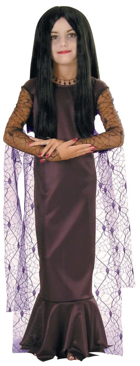 Kids Morticia Addams Costume - Johnnie Brocks Dungeon