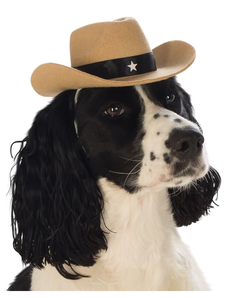 Rubies Costumes Cowboy Pet Hat (Brown): Pet Costume