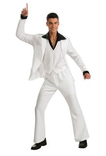 Rubies Costumes Men's Saturday Night Fever White Suit Costume