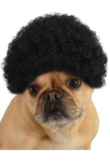 Rubies Costumes Afro Wig (Black): Pet Costume