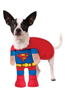 Rubies Costumes Classic Superman w/ Front Suit: Pet Costume