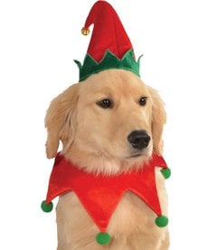 Rubies Costumes Elf Pet Hat w/ Bell: Pet Costume