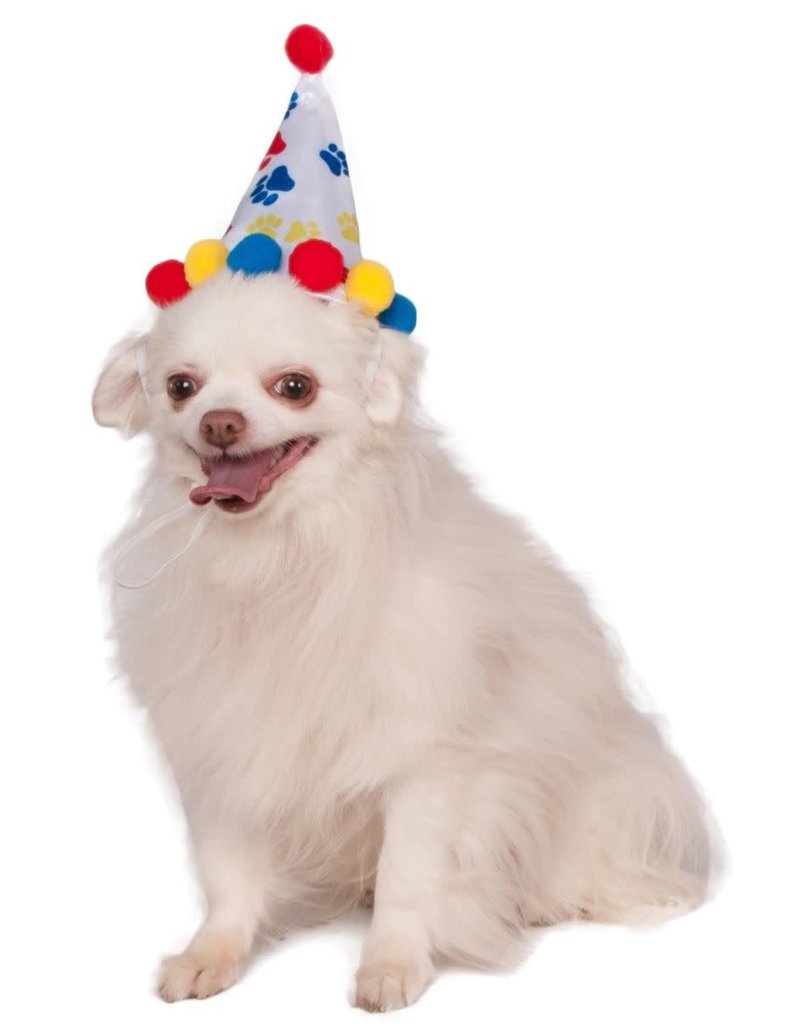 Rubies Costumes Paw Print Birthday Hat (Primary Colors)