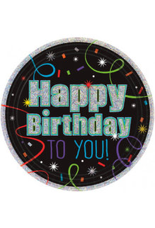 7" Plates: "Happy Birthday TO YOU!" (8ct.)