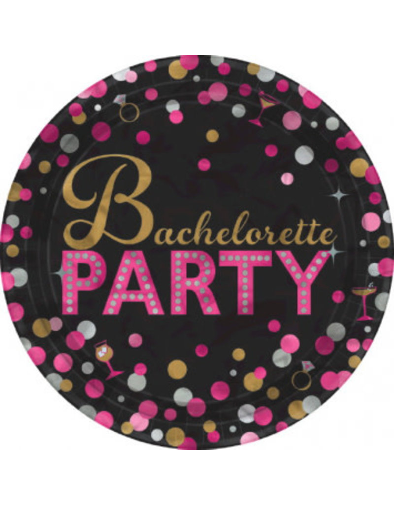 7" Plate - Bachelorette Party (8ct.)