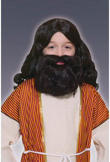 Kids' Biblical Wig & Beard Kit
