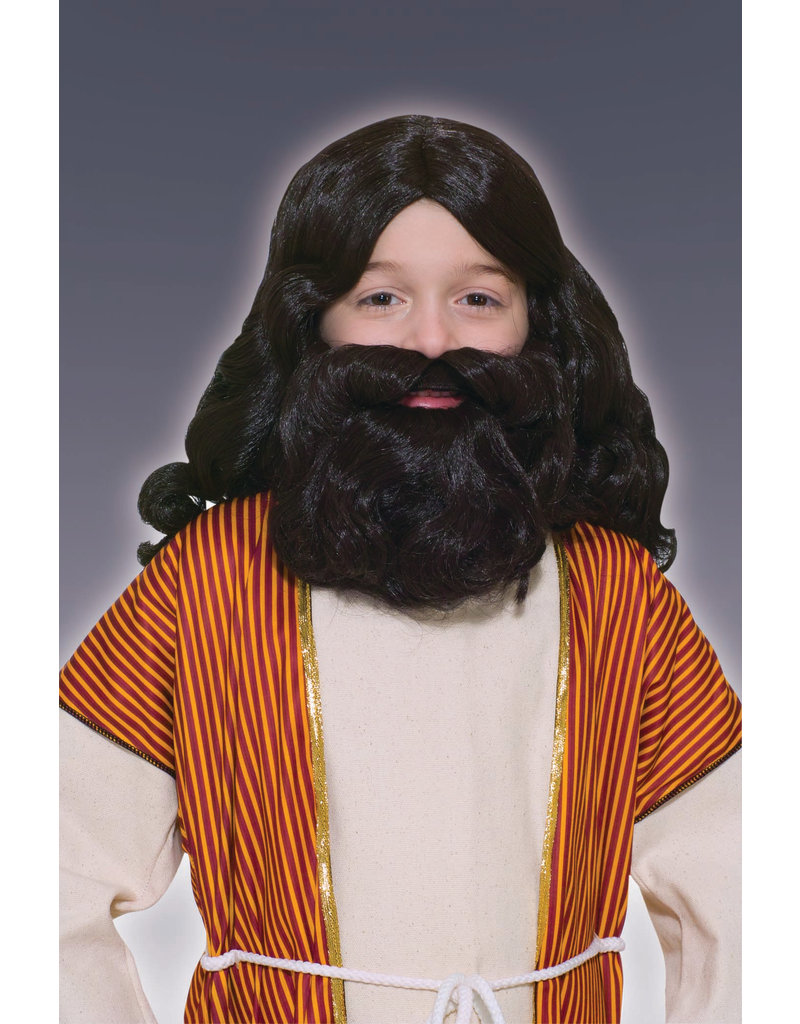 Kids' Biblical Wig & Beard Kit