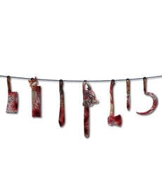 Bloody Weapon Garland - 6'