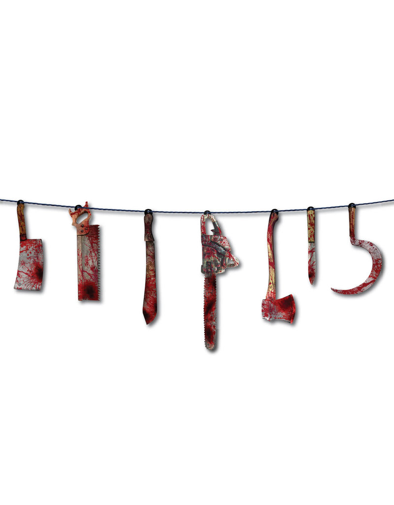 Bloody Weapon Garland - 6'