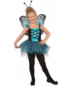 Child's Fluttery Blue Butterfly Costume